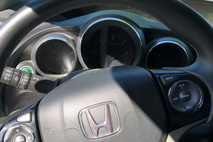 Blå Honda Civic fra 2016