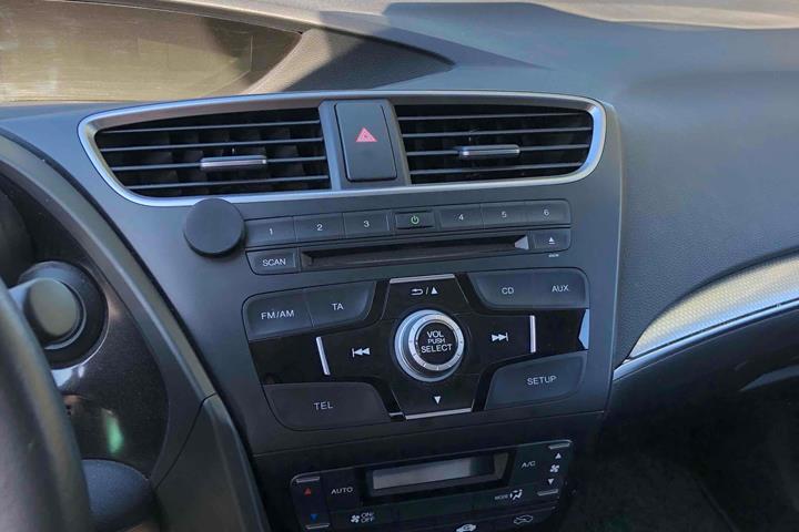 Blå Honda Civic fra 2016