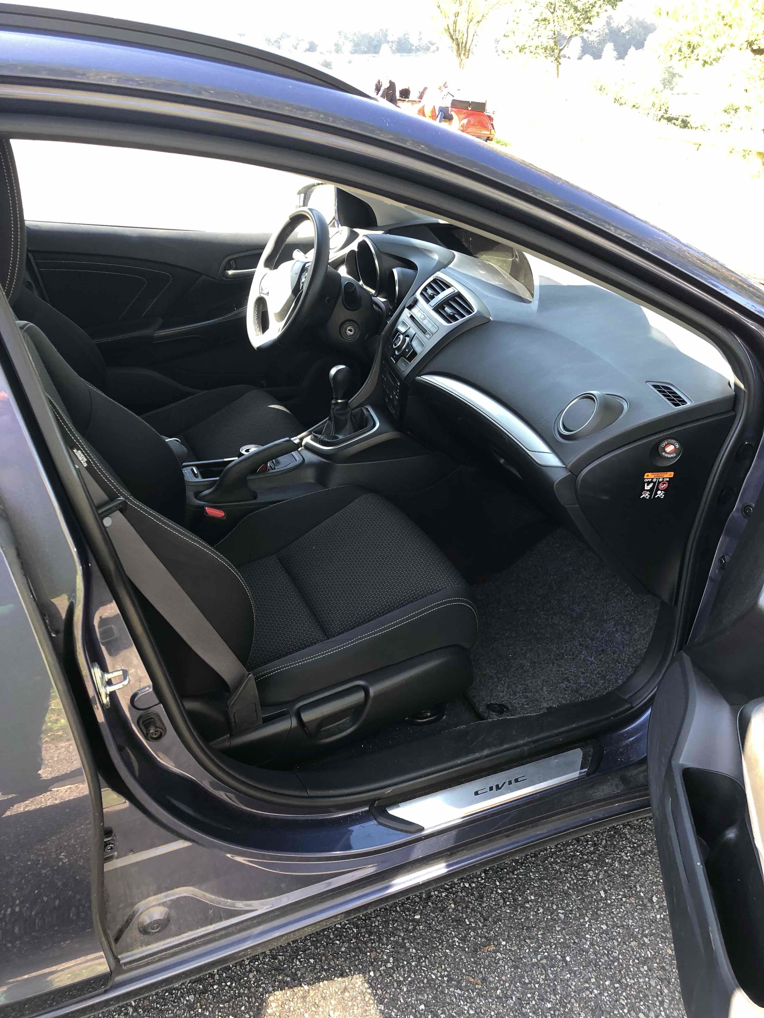 Blå Honda Civic fra 2016