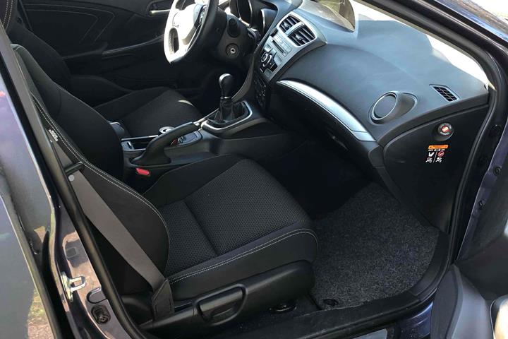 Blå Honda Civic fra 2016