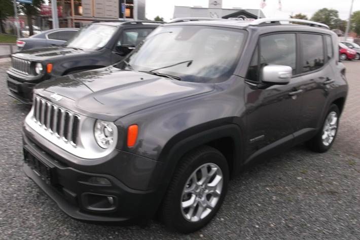 Grå Jeep Renegade fra 2018