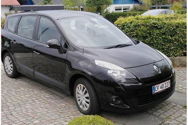 Sort Renault Grand Scénic fra 2010