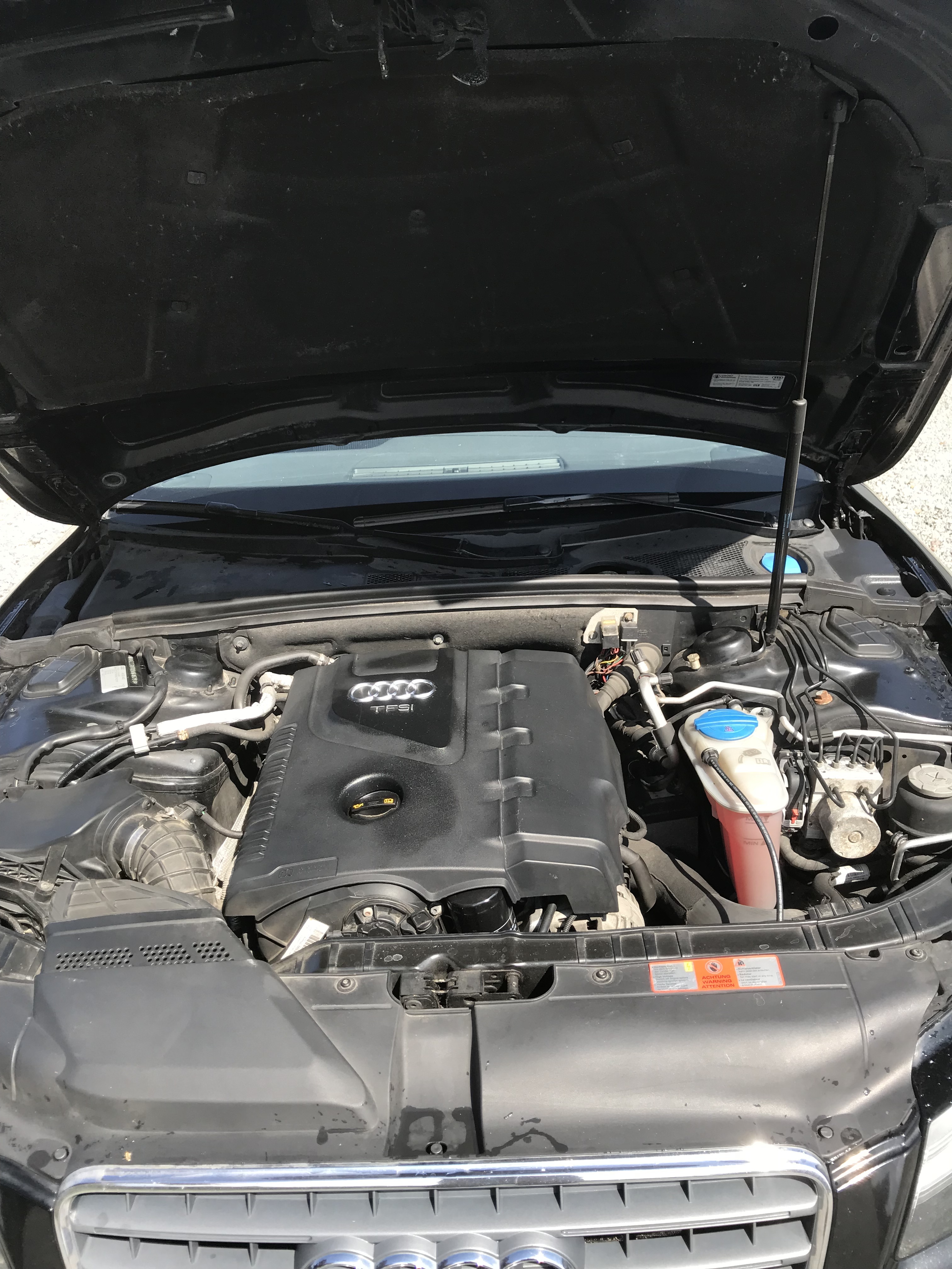 Sort Audi A5 fra 2008