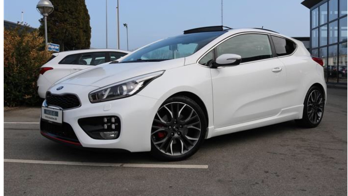 Hvid Kia Ceed fra 2014