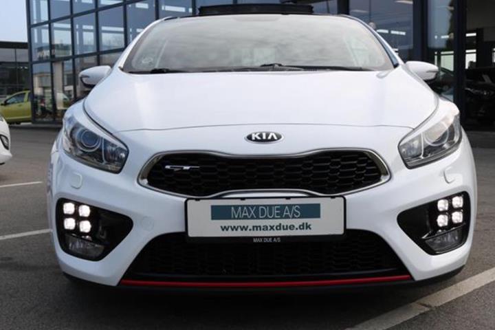 Hvid Kia Ceed fra 2014