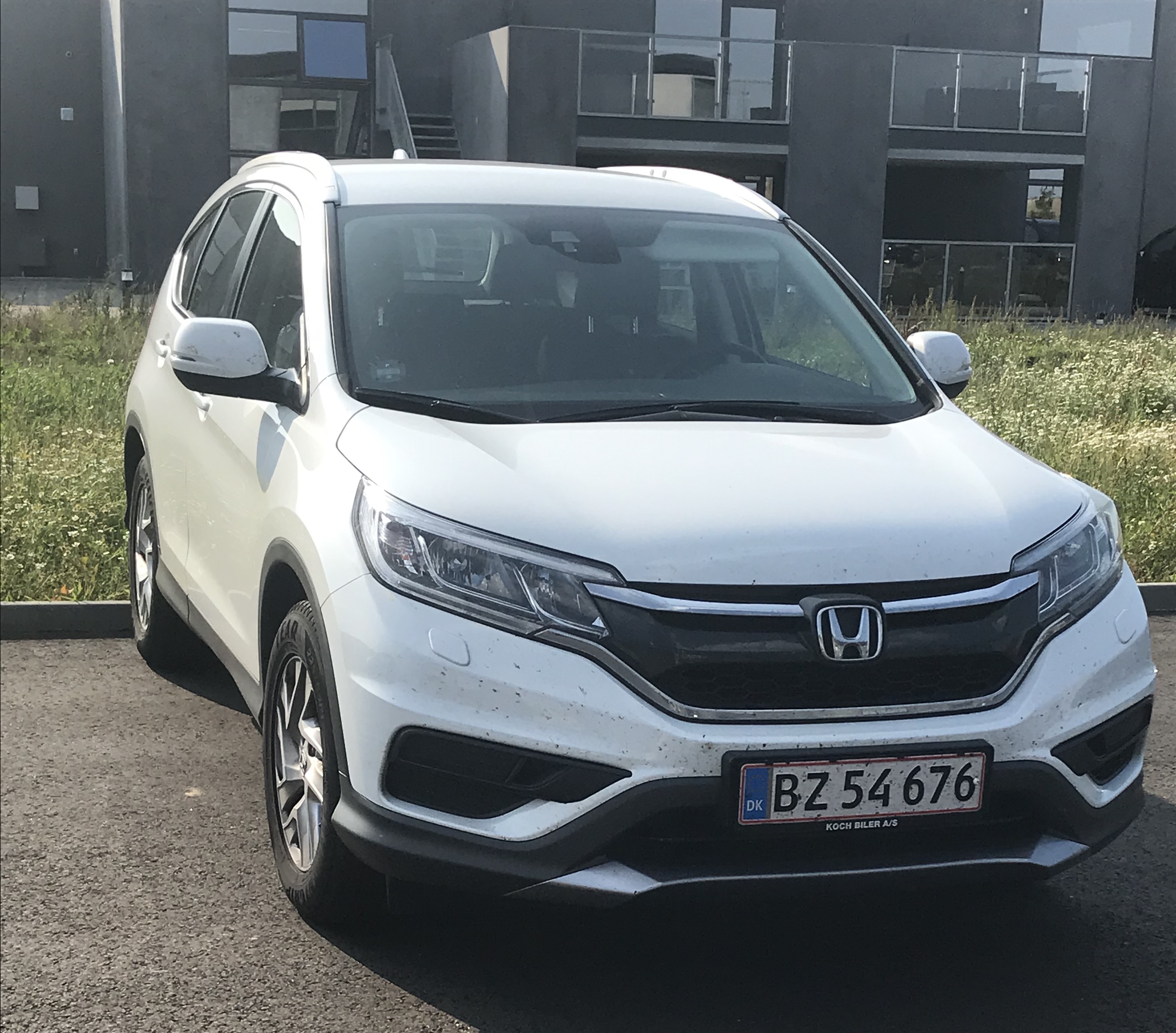 Hvid Honda CR-V fra 2018