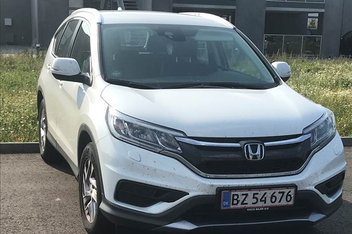 Hvid Honda CR-V fra 2018