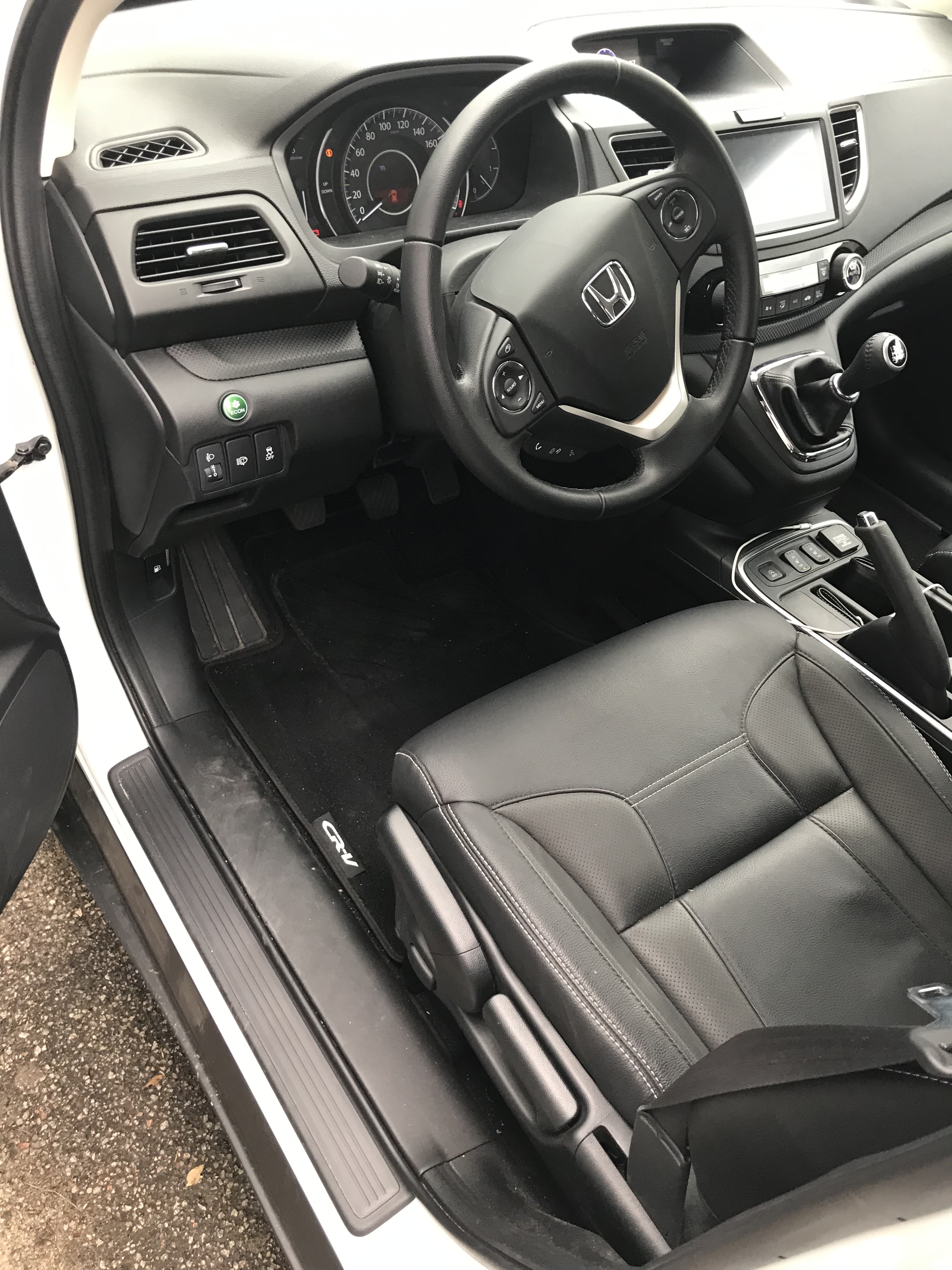 Hvid Honda CR-V fra 2018