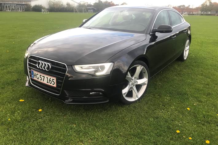 Sort Audi A5 Sportback fra 2012