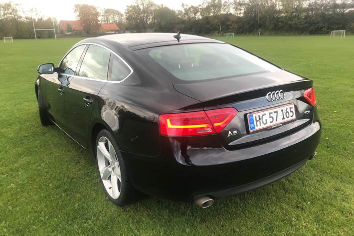 Sort Audi A5 Sportback fra 2012