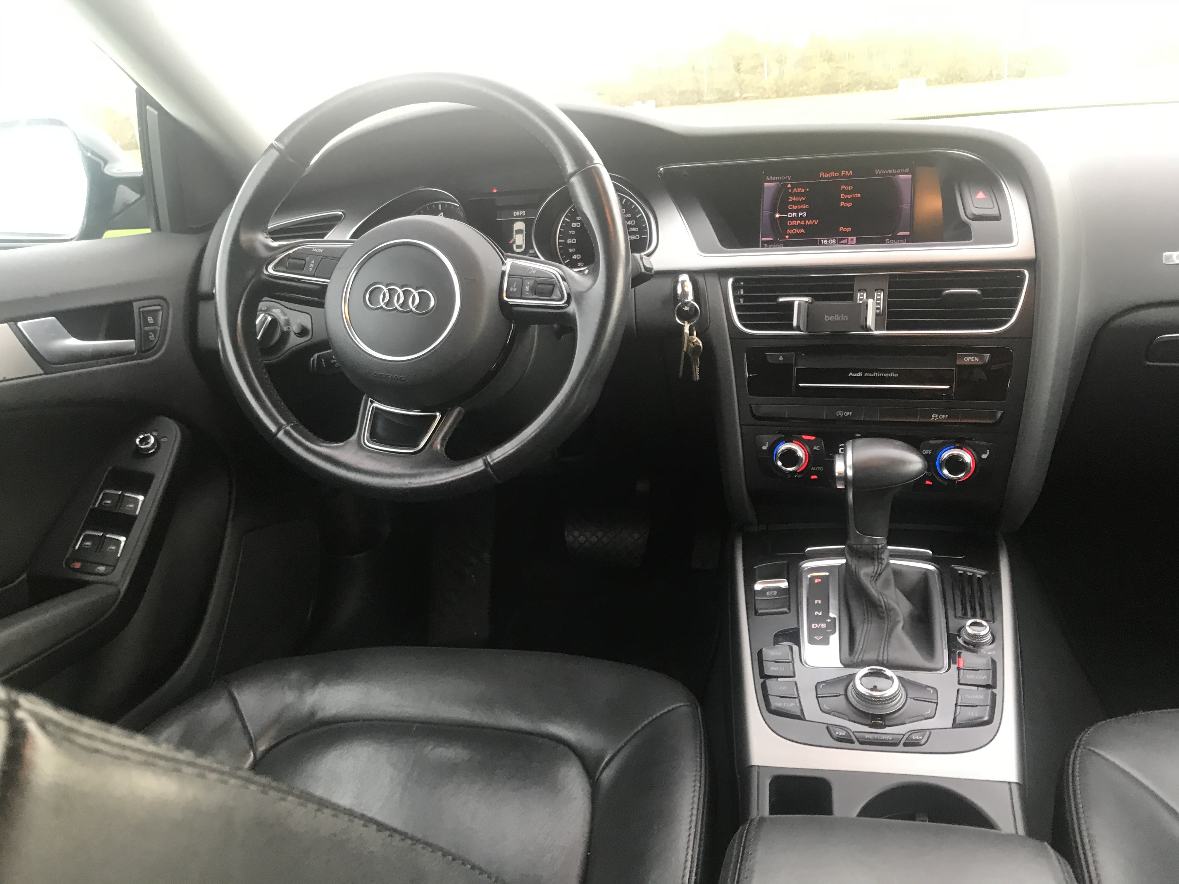 Sort Audi A5 Sportback fra 2012