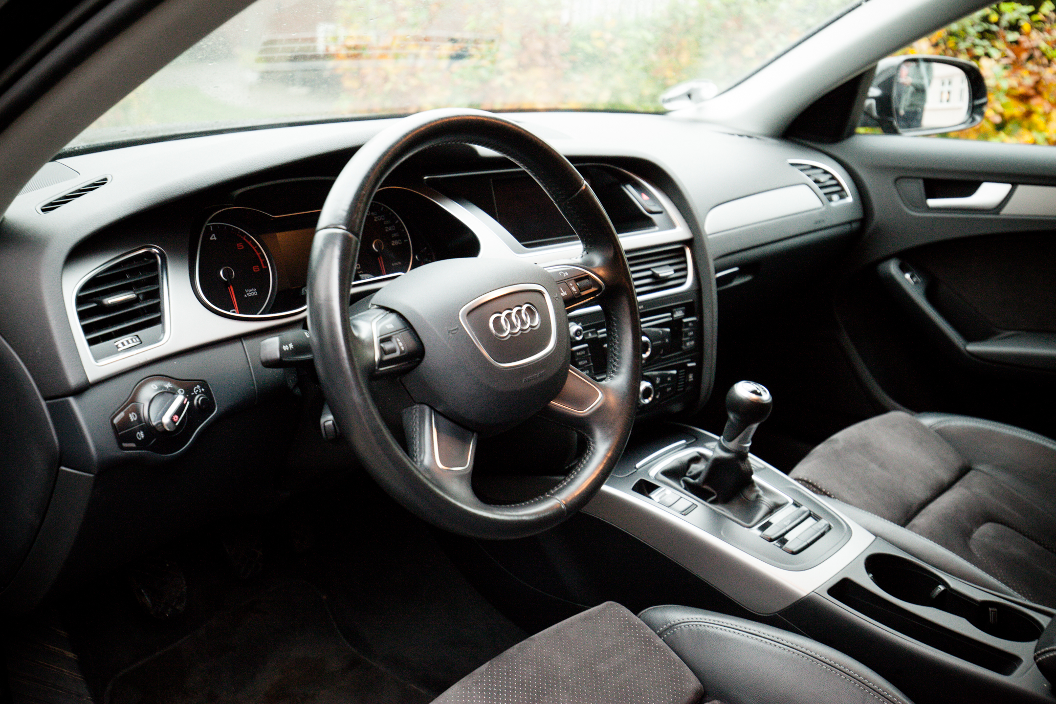 Sort Audi A4 fra 2013