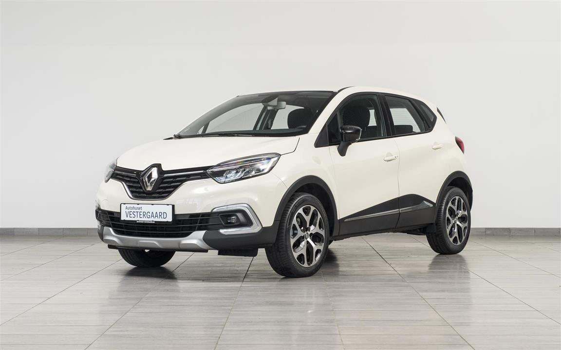 Hvid Renault Captur fra 2018