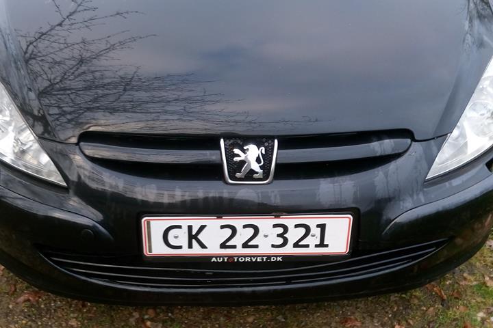 Sort Peugeot 307 fra 2003