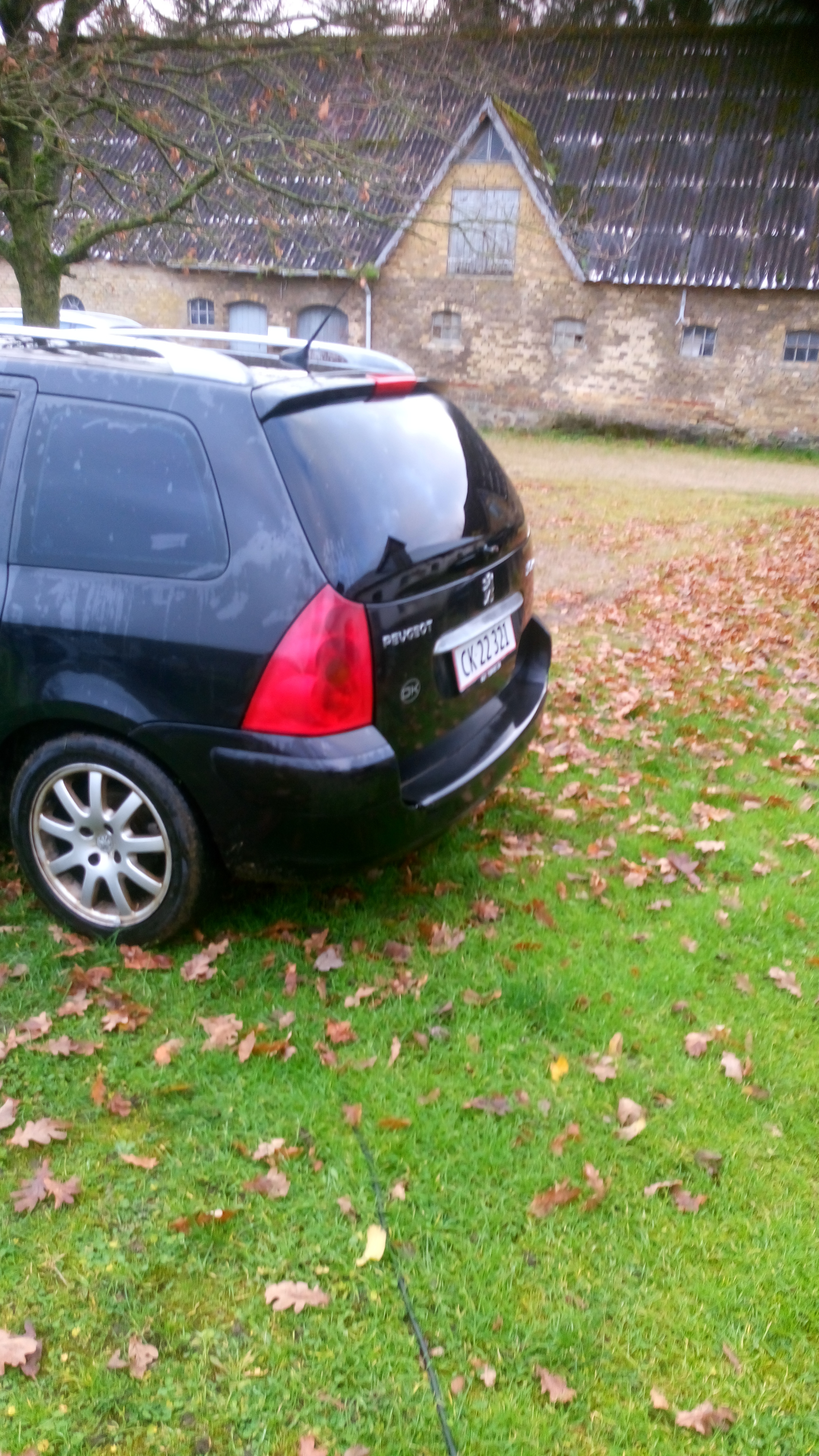 Sort Peugeot 307 fra 2003