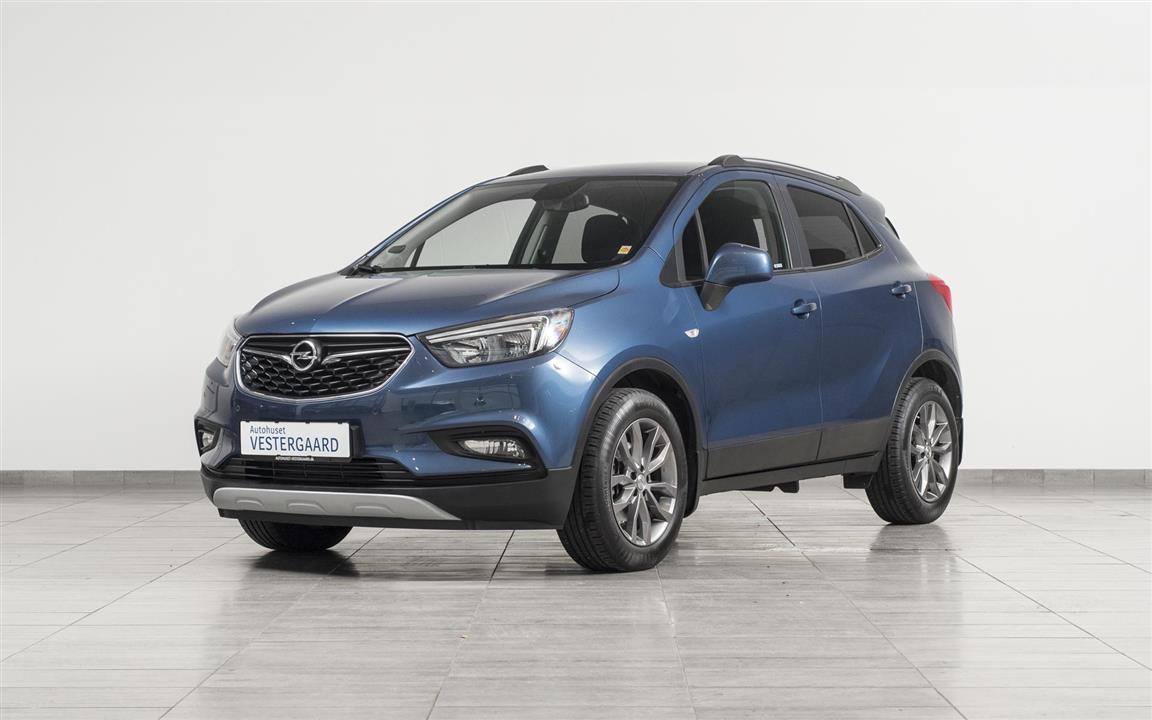 Blå Opel Mokka X fra 2016