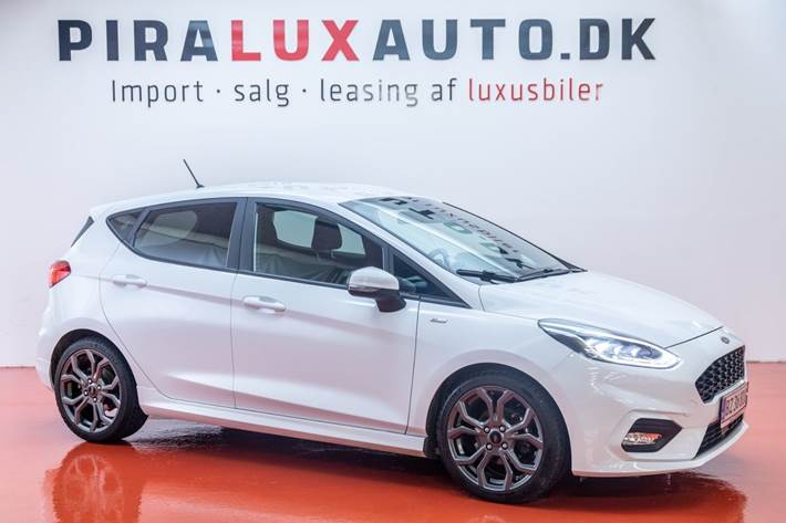 Hvid Ford Fiesta fra 2018