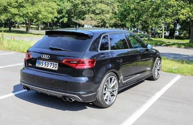 Sort Audi S3 Sportback fra 2014