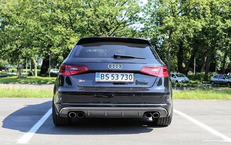 Sort Audi S3 Sportback fra 2014