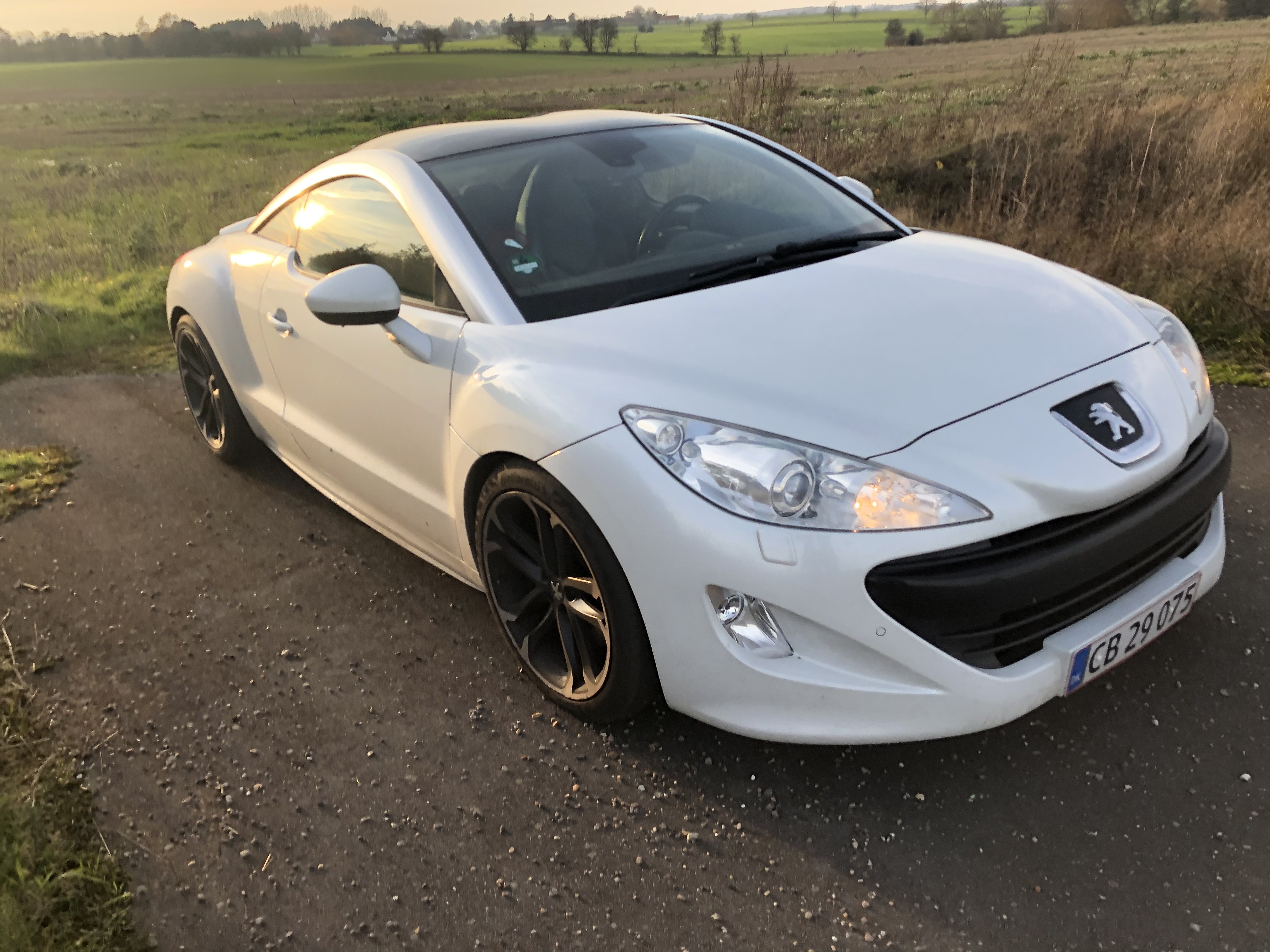 Hvid Peugeot RCZ fra 2011