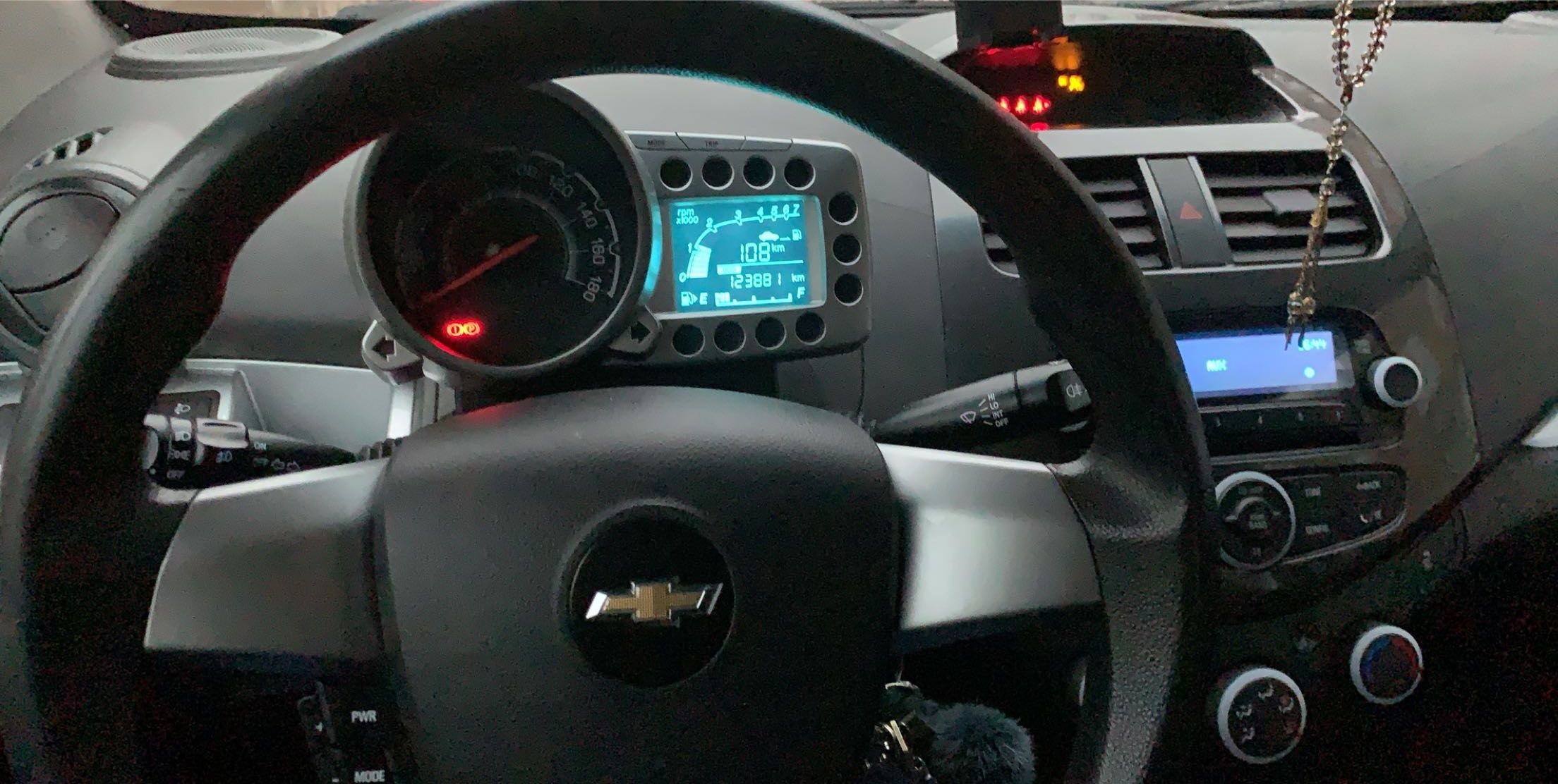Sort Chevrolet Spark fra 2013