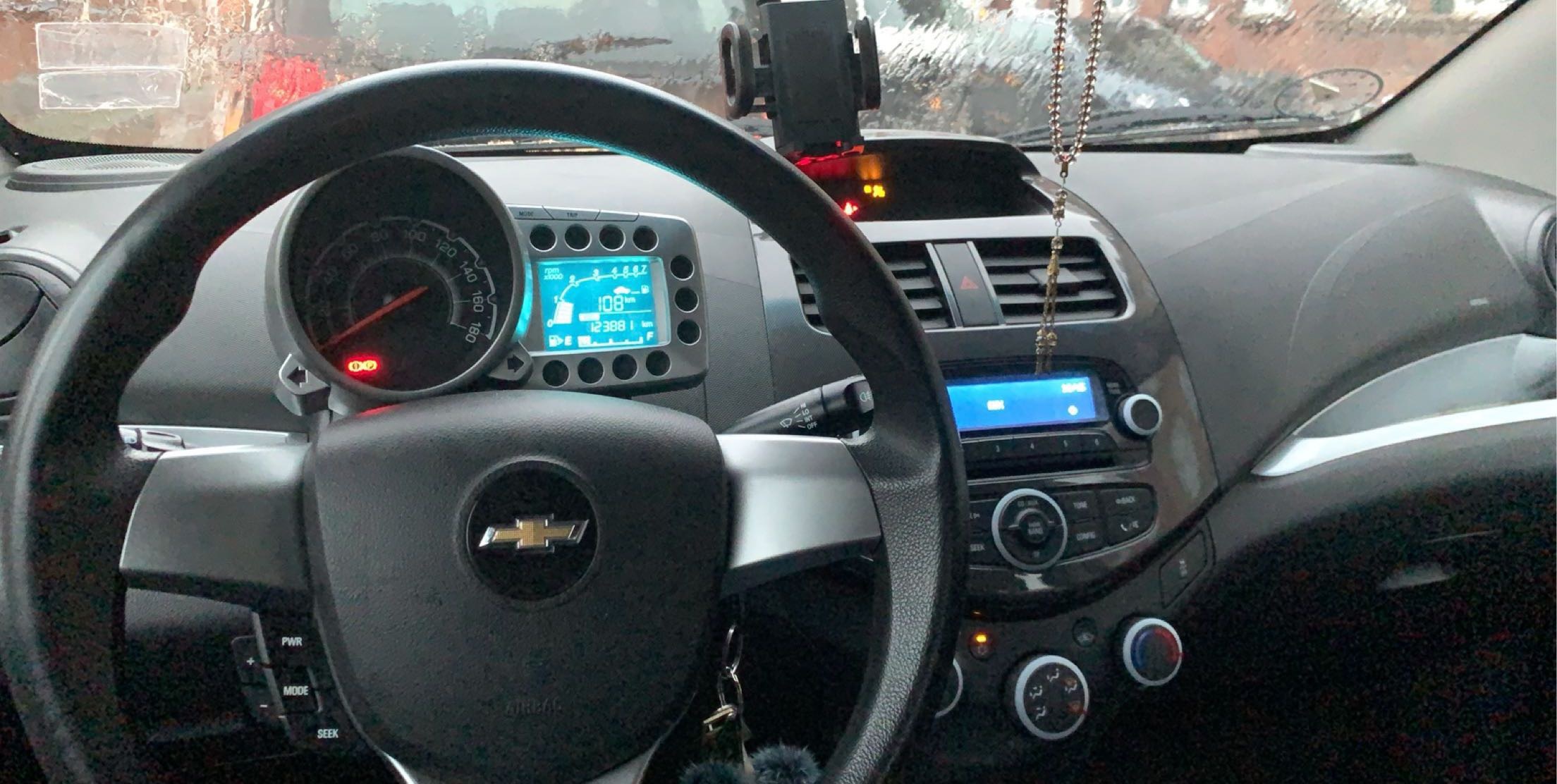 Sort Chevrolet Spark fra 2013