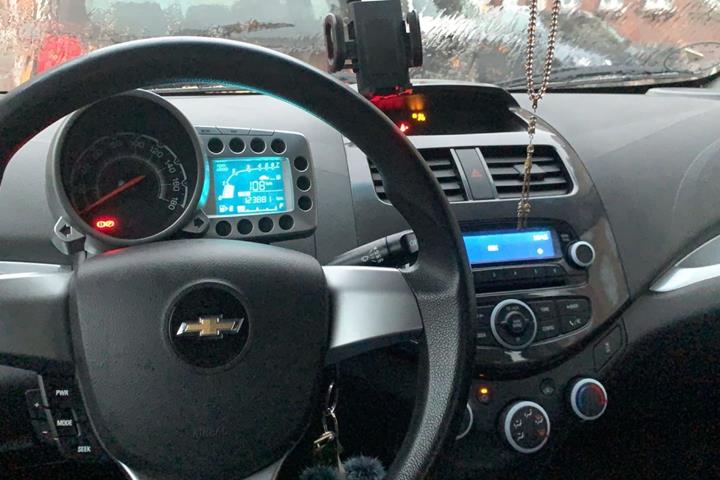 Sort Chevrolet Spark fra 2013