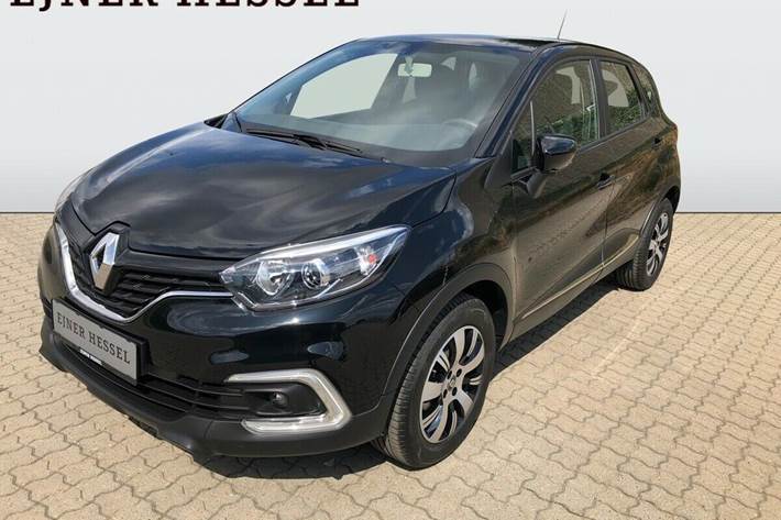 Grå Renault Captur fra 2019