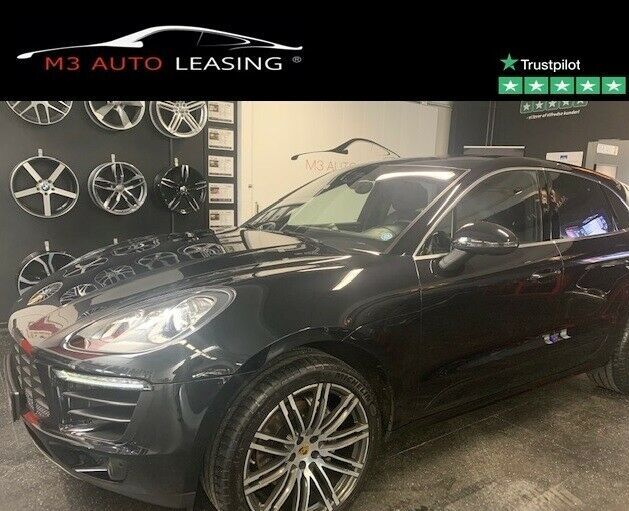Sort Porsche Macan S fra 2014