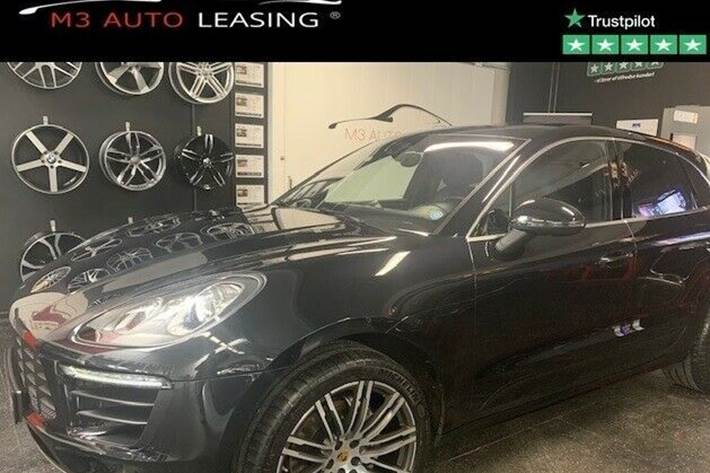 Sort Porsche Macan S fra 2014