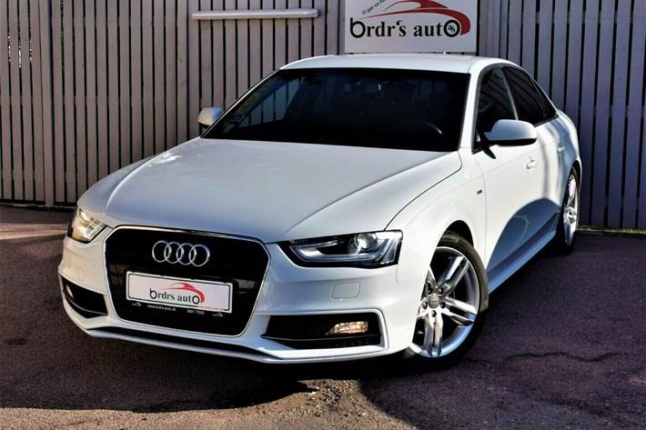 Hvid Audi A4 fra 2015