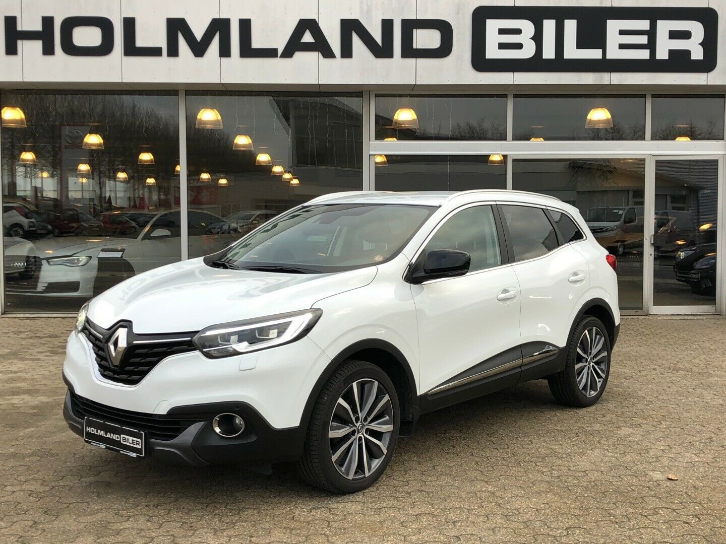 Hvid Renault Kadjar fra 2015