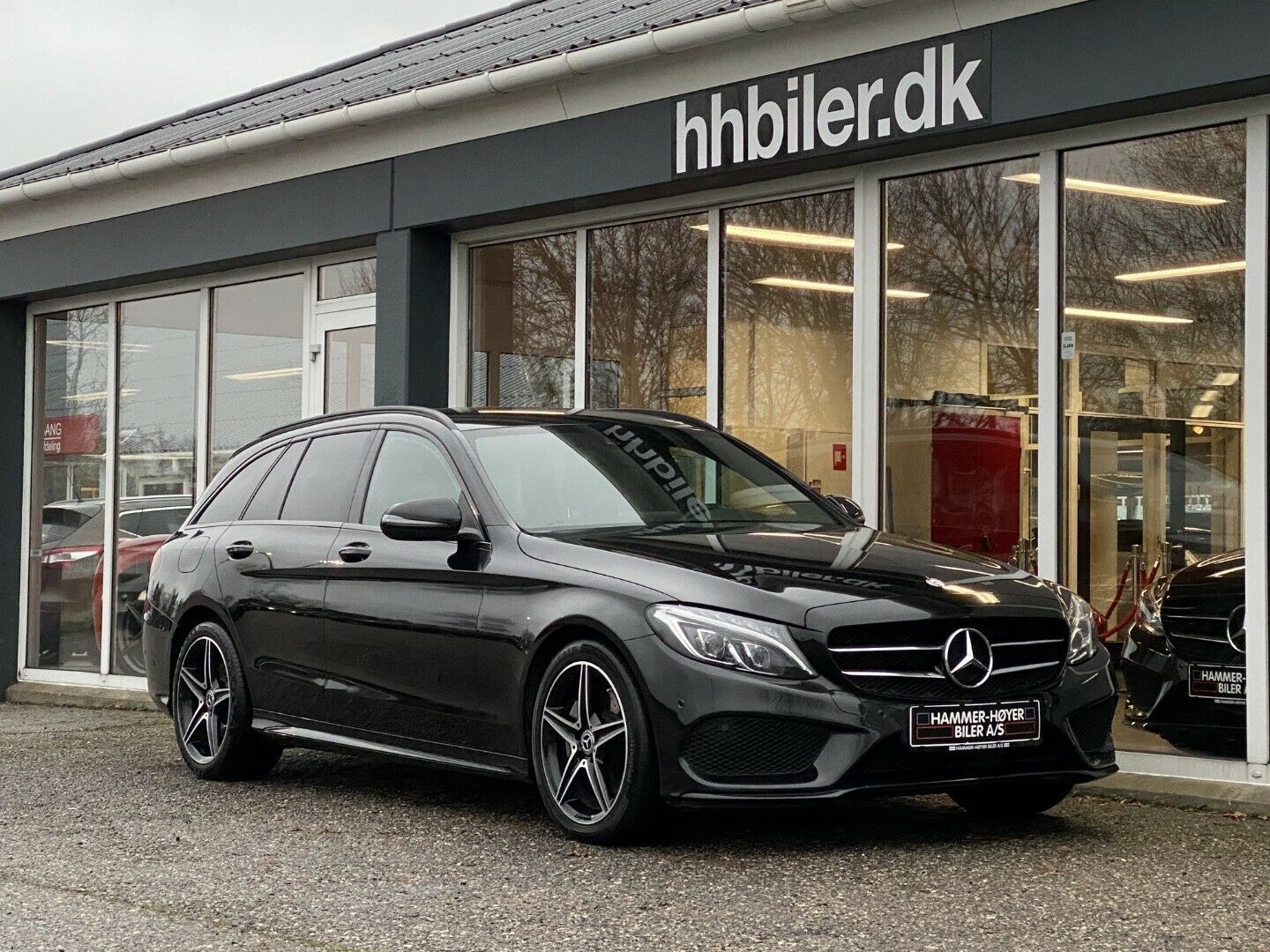 Sort Mercedes C220 d fra 2017