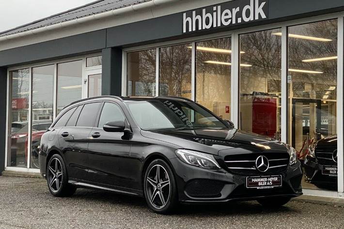 Sort Mercedes C220 d fra 2017