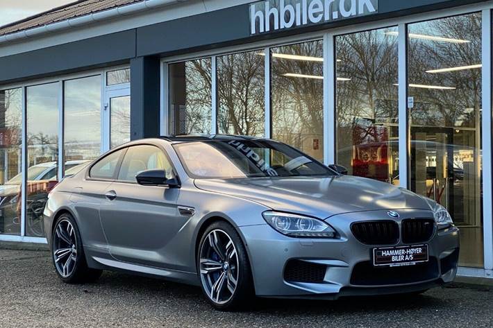 Grå BMW M6 fra 2013