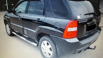 Sort Kia Sportage fra 2005