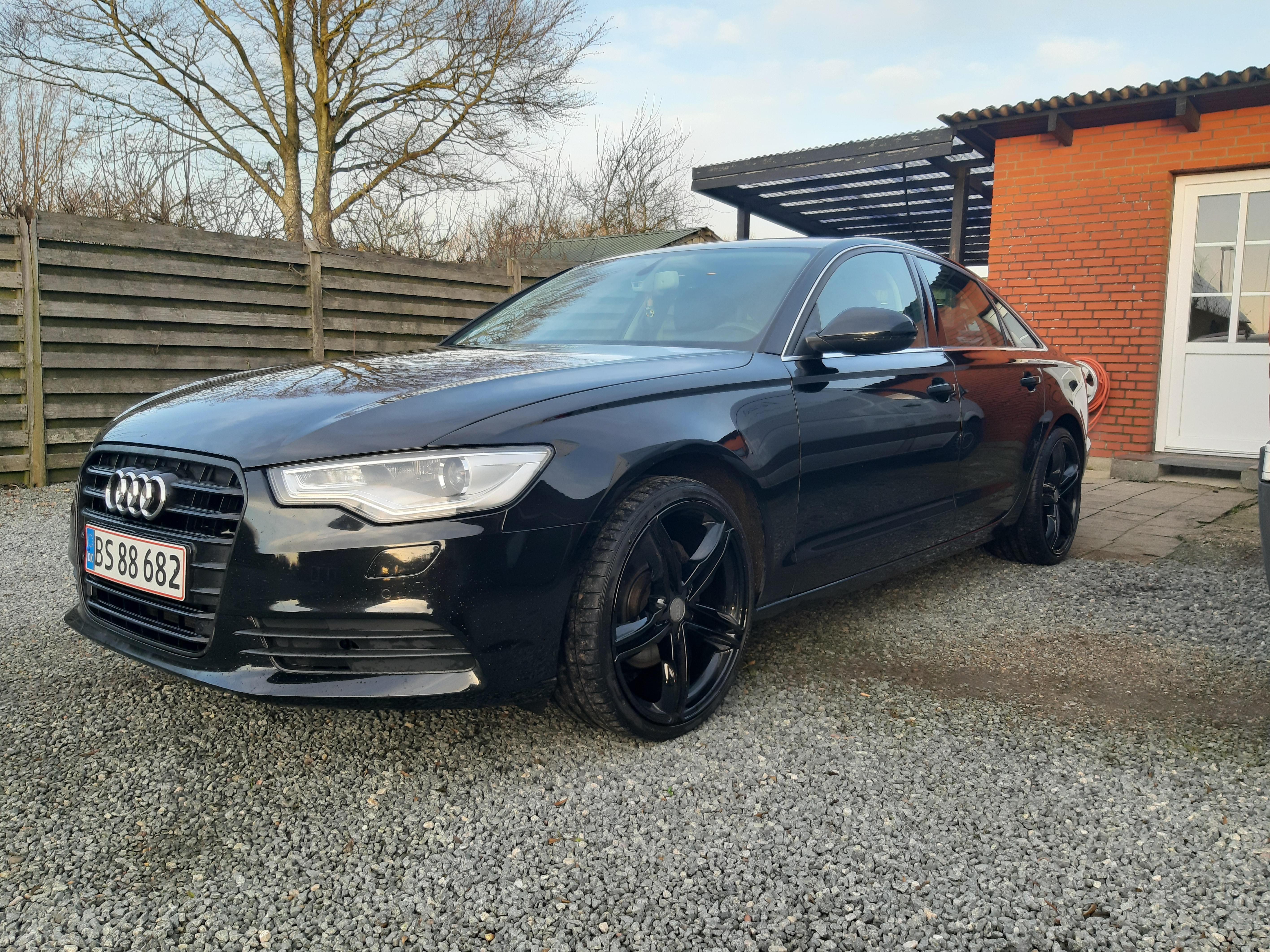 Sort Audi A6 fra 2011