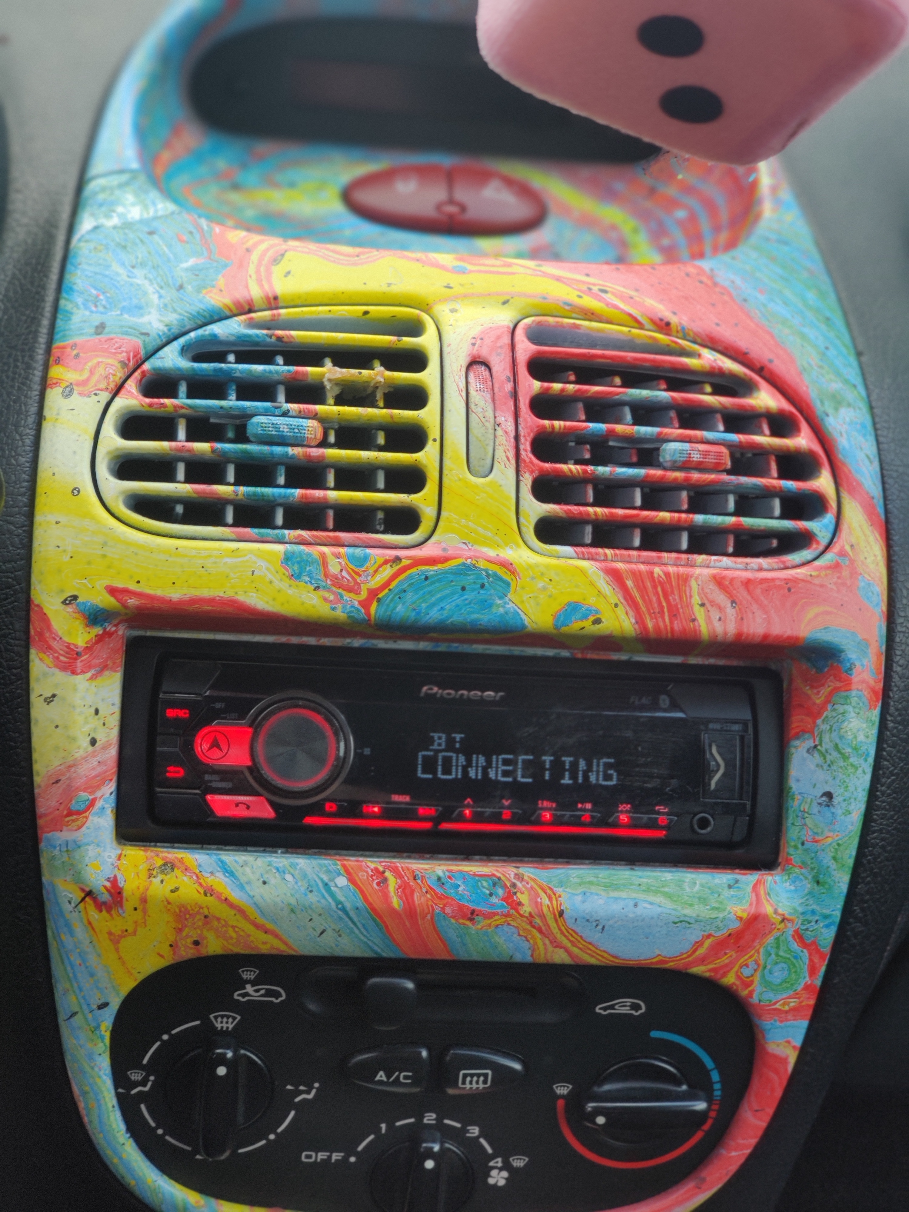 Blå Peugeot 206 fra 2006