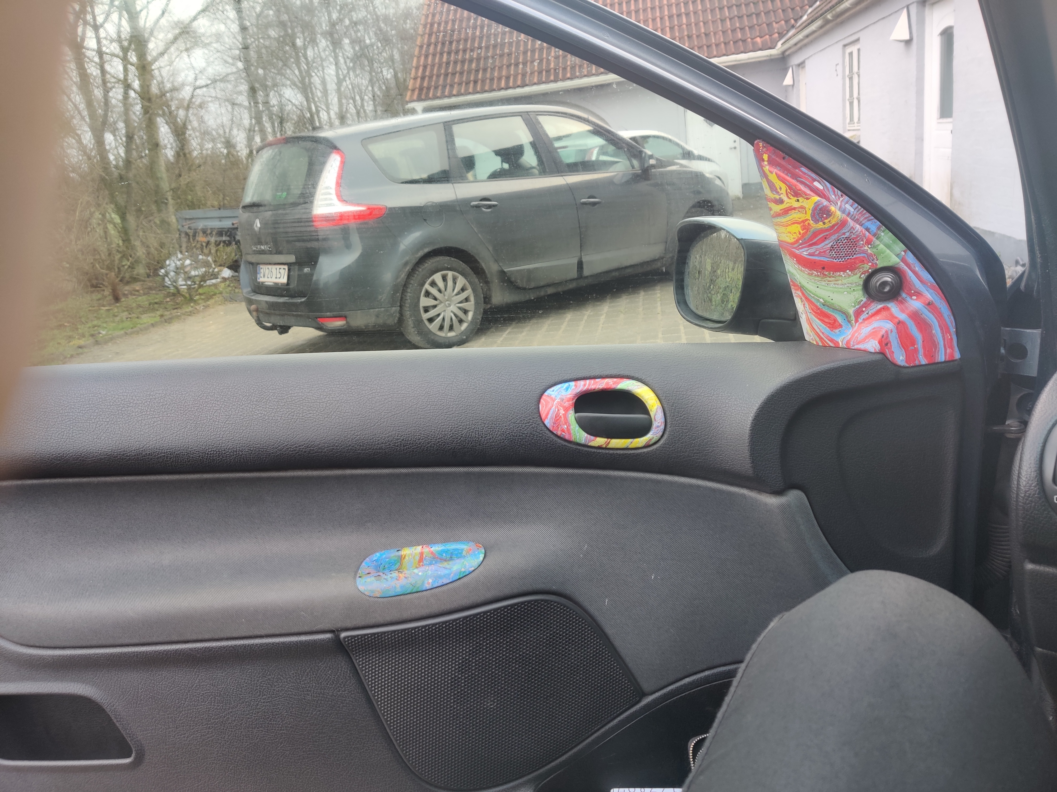 Blå Peugeot 206 fra 2006